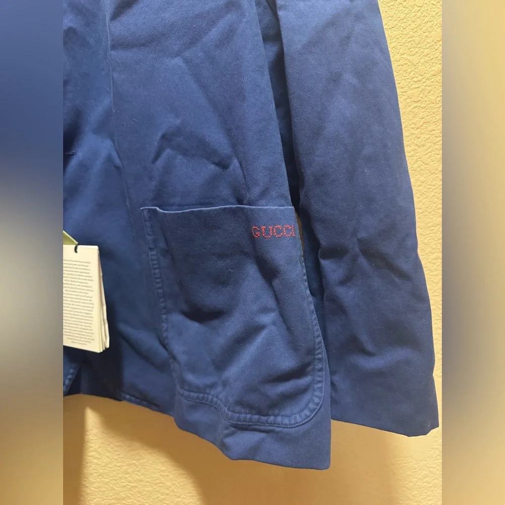 New Authentic Gucci Blazer Navy Size 48 / Fits Like a US 42